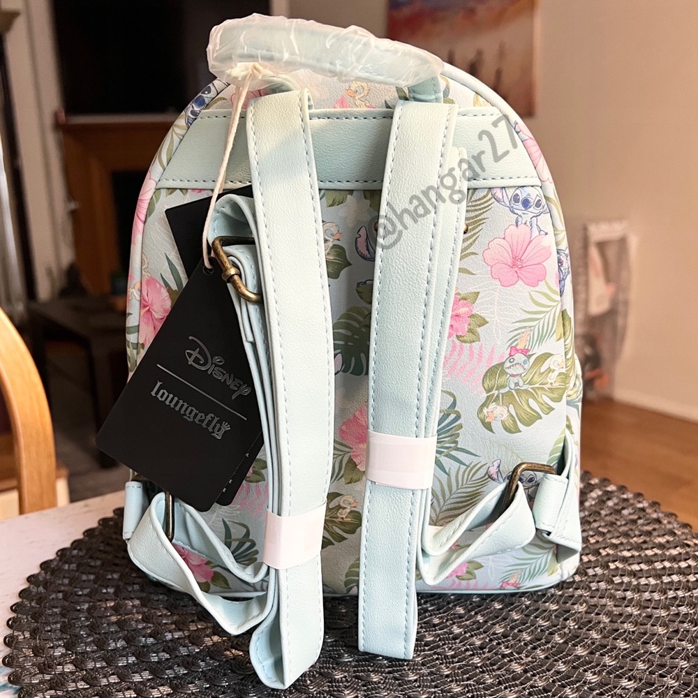 Stitch Tropical Loungefly Backpack - Picture 7 of 7